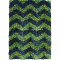 Polyester Viscose Shaggy Tapis avec design